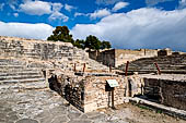 The palace of Festos. The West Court and Grand Stairway. 